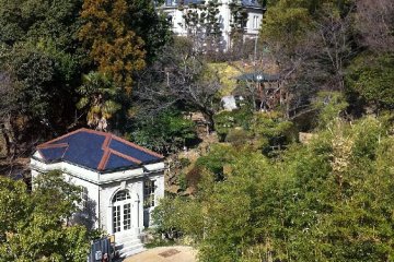 The museum affords a doll's house view of Bansuiso Villa