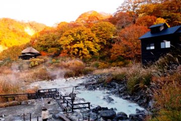 <p>Between spring and fall, the hot springs of the iconic Nyoto Onsen are open. Their milky blue waters and the traditional mountain lodges and ryokans make this a photographer&rsquo;s delight, as well as a wonderful place to relax and sooth your mind.&nbsp;</p>