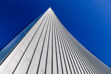 <p>Worm's-eye view of the roof</p>