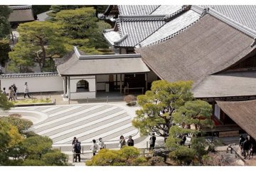 <p>Ginshadan Sea of Silver Sand in&nbsp;Ginkaku-ji&nbsp;Temple, Kyoto, Japan</p>