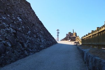 The castle walls