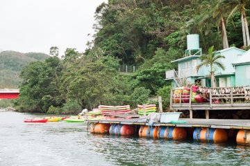 Kayaking is the best way to explore the mangroves on Iriomote