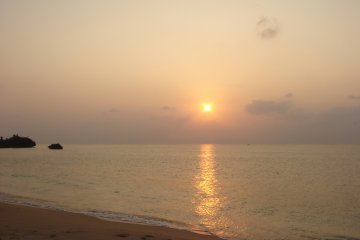 Lovely sunset on Ishigaki Island