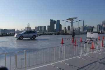 <p>The Tokyo Motor Show made use of the center's rooftop exhibition space<br />
&nbsp;</p>