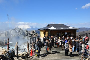 Mt Fuji and the Hut