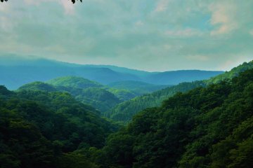 <p>From the observation deck at Kirifuri falls, you can get an amazing view of the foothills of Nikko. &nbsp;</p>