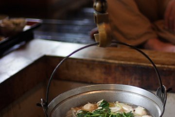 cooked over charcoal stove