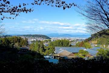 <p>Great view from the observatory of the upper garden</p>