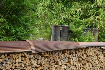 <p>You need a lot of wood to fire a kiln! &nbsp;</p>