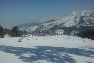 <p>The beginner run at the Hatsukaishi area</p>