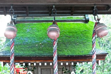 <p>A small shrine just outside the main shrine's gate</p>