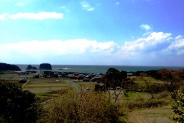 Windswept farmland and beautiful beaches