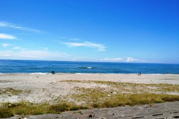 The beautiful north shore of Kyoto Prefecture.