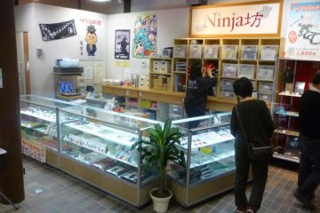 The ninja souvenir stand caters to every ninja needs!