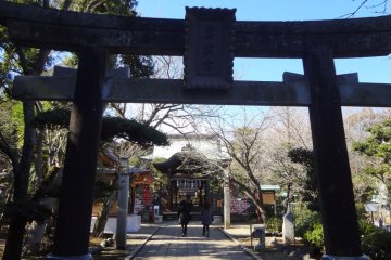 Okutsu-no-miya is the closest shrine to Iwaya, the island caves where ancient monks once practiced.