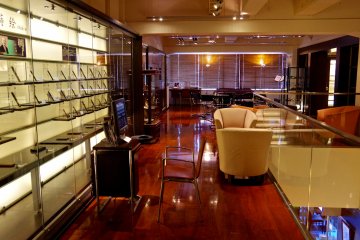 <p>Exhibition room on the second floor</p>