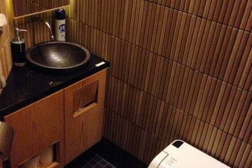 <p>modern yet japanese style toilet</p>
