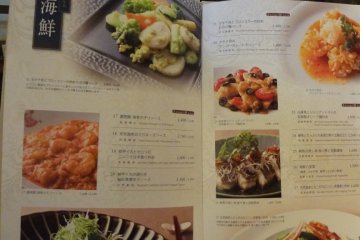 The menu has some English explanations with photos. Although they have some courses that take you from appetizer all the way through to dessert, I recommend that you order a la carte.