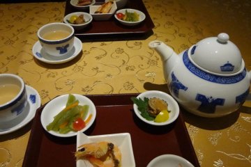 Their concept is Chinese dishes arranged in harmony with Japan’s four seasons.