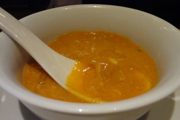 Sea urchin & shark fin’s soup. This has been the most popular item on their menu for more than 40 years.