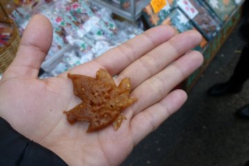 Momiji Tempura- Crispy deep fried red leaves!!