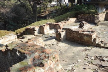 The ruins of his waterworks are located in the park.