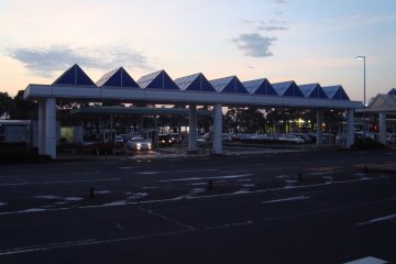 Parking is quite close to the check-in counters.