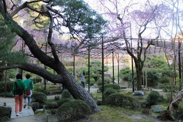 The gardens are split into northern, southern, eastern, and western areas