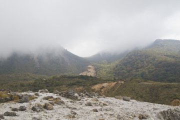 Even when clouds come, the views are beautiful