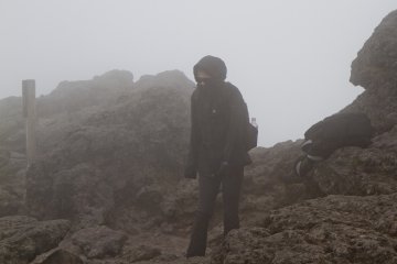 Dress warm, bring something to cover your ears and head, and don't forget water