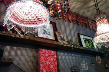 <p>Some of the restaurant decor.&nbsp;</p>