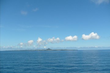 <p>The view of Ie-jima from Expo Park.</p>