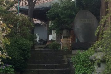 <p>One of several impressive structures inside Gumyo-ji temple</p>