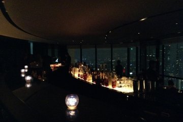 <p>The view from the bar at the Sky Lounge at the Prince Park Tower Hotel.</p>
