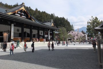 <p>The courtyard of the temple complex</p>