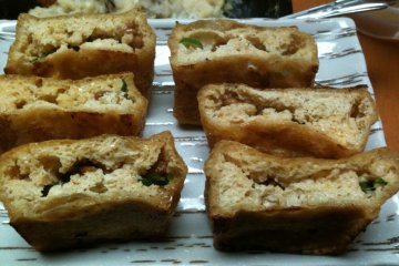 Natto in Fried Tofu