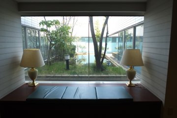 <p>The roof top garden</p>