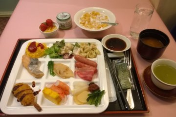 <p>The second day breakfast</p>