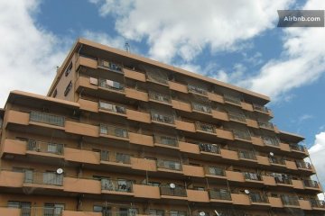 View from the Rental Apartment in Okayama City