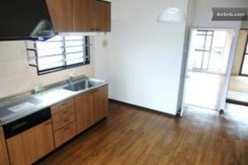 The kitchen before it was furnished
