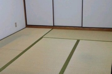 The traditional tatami room for rent