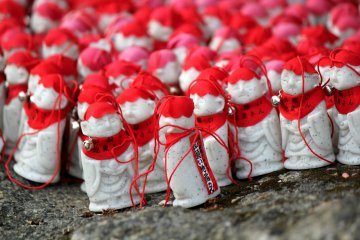 <p>At&nbsp;Nihonji Temple you can find&nbsp;Jizō to answer the prayers of the living for health, success, children, and all manner of mundane petitions. In modern Japan, Jizō is a friend to all, never frightening even to children.</p>