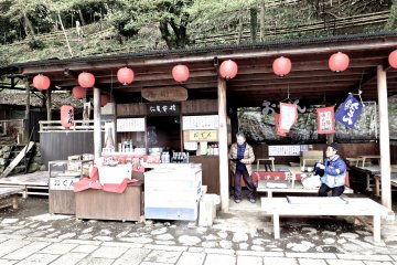 <p>The little riverside cafe where I spent a delightful hour watching the sights</p>