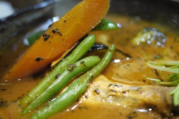 <p>Soup curry cooked from scratch with over 20 different spices, Goya's secret recipe. I have tried replicating this at home. No such luck.&nbsp;</p>