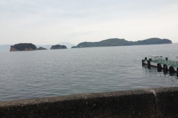 <p>Looking out at Yoshima and Angel Road from&nbsp;Shodoshima</p>