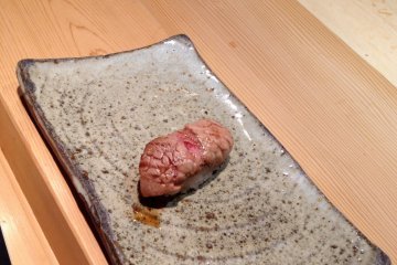 <p>My favorite dish: aburi&nbsp;sushi (flamb&eacute;&nbsp;fatty tuna)</p>