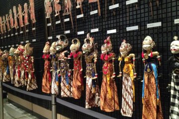 <p>Indonesian shadow puppets
&nbsp;</p>