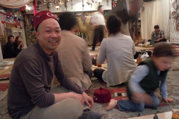 <p>The seating arrangement</p>