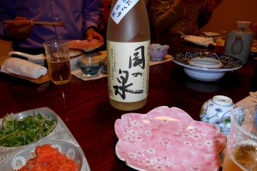 <p>One of Fukui's local sake, 'Oka-no Izumi', fresh from the brewery!</p>