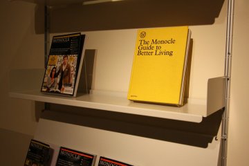 <p>Monocle's magazines and book</p>